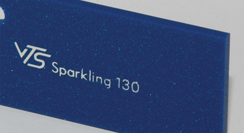 Acrylaat sparkling 130 Blauw