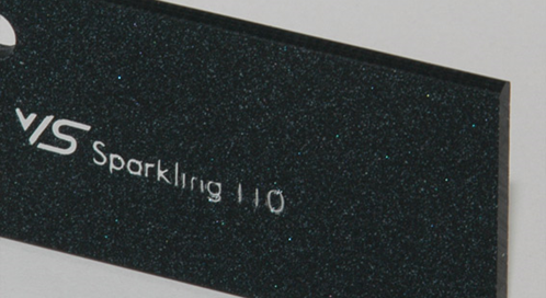 Acrylaat Sparkling  Zwart  110